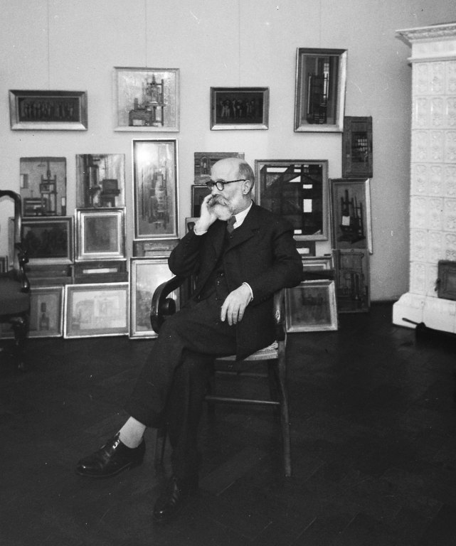 Barcsay Jenő 1960-ban (fotó: Fortepan)